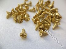 Шурупы sh06, 5 мм золото (10 шт)