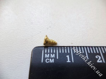 Шурупы sh06, 5 мм золото (10 шт)