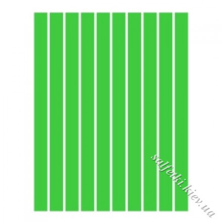 Папір для квілінгу зелений інтенсив 3мм, 160 г/м2