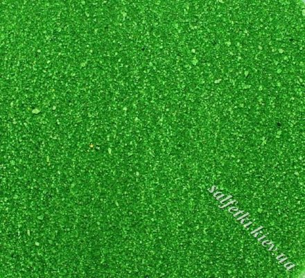 Декоративный песок №24 Зеленый (мелкий) 30 г в коробочке