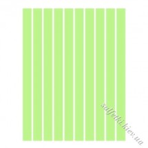 Папір для квілінгу зелений пастель 10м, 80 г/м2
