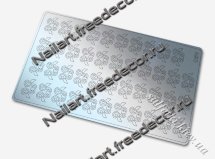 Металлизированные наклейки на ногти №151 серебро