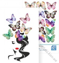 Набір для створення 3-D листівки Дівчина та метелики