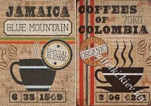 Декупажна карта - coffees of Colombia CF033, формат А4, 60 г/м2