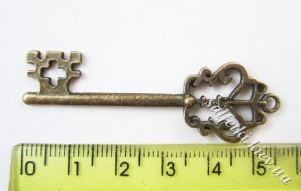 Ключ старовинний №3 бронза