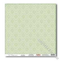 Бумага для скрапбукинга Свадебная коллекция - нежно-зеленый
