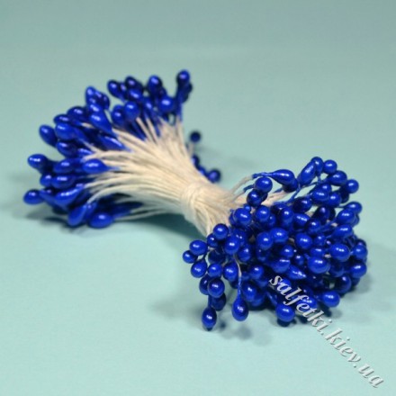 Квіткові тичинки сині круглі