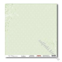 Бумага для скрапбукинга Свадебная коллекция - нежно-зеленый 2