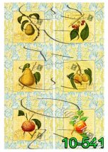 Декупажна карта - фрукти та ягоди 10-541, формат А4, 60 г/м2