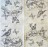 Серветка пташка, метелики та квіти (монохром) 33 х 33 см (ТС4688)
