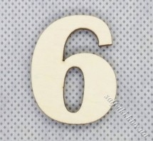 Фанерна цифра 6 або 9