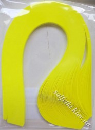 Папір для квілінгу жовтий неон 5мм, 80 г/м2