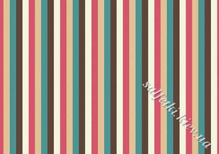Декупажна карта - різнокольорові смужки BG236, формат А4, 60 г/м2