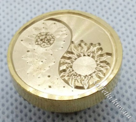 Stamp Yin-Yang Sun/Moon without handle
