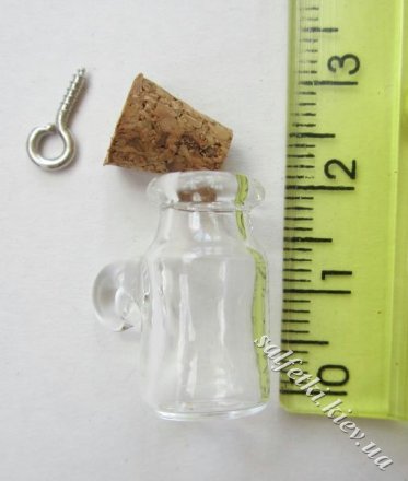 Міні-пляшка зі скла Кружка