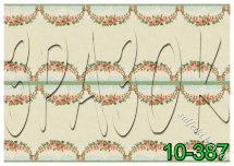 Декупажна карта - квіткові гірлянди 10-387, формат А4, 60 г/м2