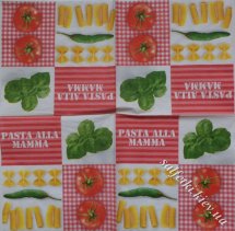 Серветка Pasta Alla Mamma 33 х 33 см (ТС3032)