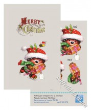 Набір для створення 3-D листівки &quot;Merry Christmas&quot;