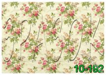 Декупажна карта - фон з букетиками 10-192, формат А4, 60 г/м2