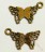Підвіска металева Метелик 10 х 17 мм (колір - бронза)