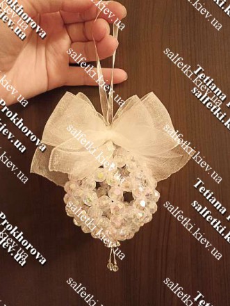 Новорічна кулька на ялинку &quot;Кришталевий блиск&quot; 7 см