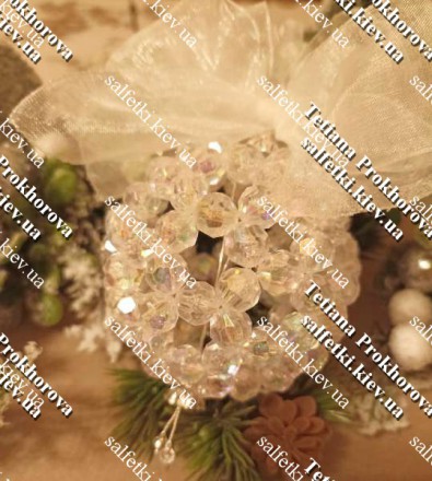 Новорічна кулька на ялинку &quot;Кришталевий блиск&quot; 7 см