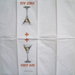 Серветка first aid (хусточка 21 х 21 см) (ТП1227)
