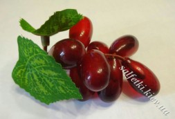 Виноград довгий силіконовий червоний