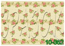 Декупажна карта - фон з трояндами 10-362, формат А4, 60 г/м2
