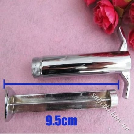 Metal extruder (syringe) for polymer clay metal