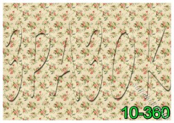 Декупажна карта - фон з трояндами 10-360, формат А4, 60 г/м2