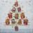 Серветка Christmas tree with owls 33 х 33 см (ТС4625)