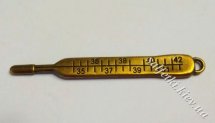 Підвіска металева Термометр  9 х 71 мм (колір - бронза)