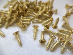 Шурупы sh07, 8 мм золото (10 шт)