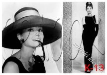 Декупажна карта - Одрі Хепберн К-13, формат А4, 60 г/м2