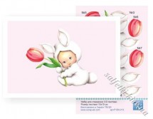 Набір для створення 3-D листівки Милий Зайка