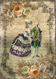 Декупажна карта 45 г/м2 №0201, формат А4