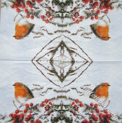 Серветка robin in snow 33 х 33 см (ТС4631)