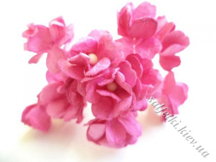 Маленькие цветы ярко-розовые (5 шт)