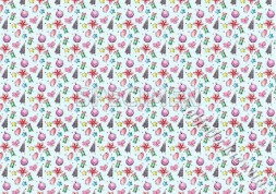 Декупажна карта - фон новорічний NY219, формат А4, 60 г/м2