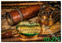 Декупажна карта - корабельні прилади 10-271, формат А4, 60 г/м2