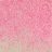 Бисер Preciosa 10/0, № 38123 Прозрачный с цветной полосой внутри, Розовый, Круглый 10г.