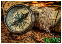 Декупажна карта - корабельні прилади 10-267, формат А4, 60 г/м2