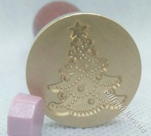 Stamp Christmas tree A95 with handle