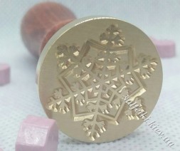 Stamp Snowflake A108 with handle