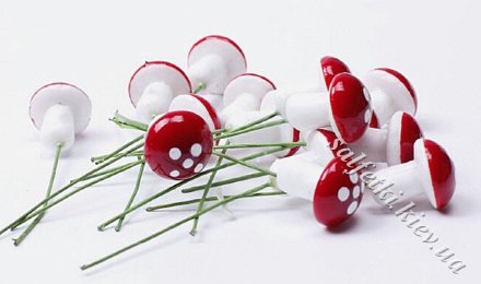 Fly agaric on wire 10 pcs.