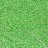 Бисер Preciosa 10/0, № 38154 Прозрачный с цветной полосой внутри, Зеленый, Круглый 10г.