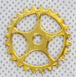 Шестерня металева 1 шт. золото №12