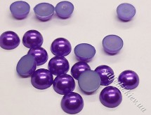 Напівбусини фіолетові перламутрові 8 мм (20 шт)