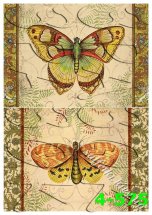 Декупажна карта - метелики 4-575, формат А4, 60 г/м2